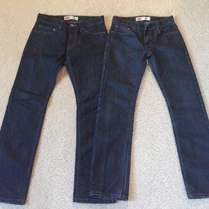 Levi's boys 14 and 16 regular 511 jeans